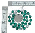 Native American Malachite Sterling Silver Bead Necklace JX131102
