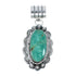 Native American Authentic Turquoise Sterling Silver Pendant JX131167