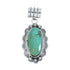 Native American Authentic Turquoise Sterling Silver Pendant JX131168