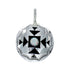 Native American Genuine Sterling Silver Opal Pendant JX131127