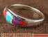 Turquoise Multicolor Jewelry Sterling Silver Ring Size 6-3/4 NS35935
