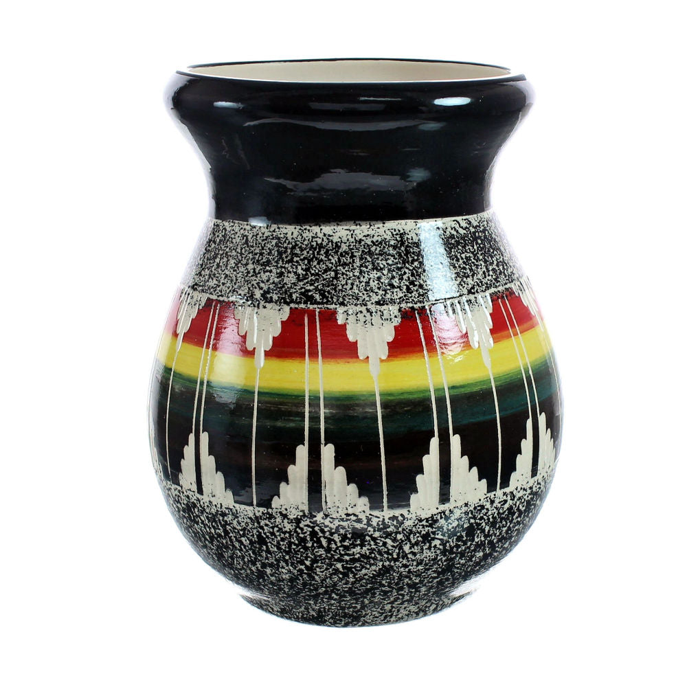 Native American Pottery Hand Crafted Navajo Pot By Agnes Woods JX12735 ...