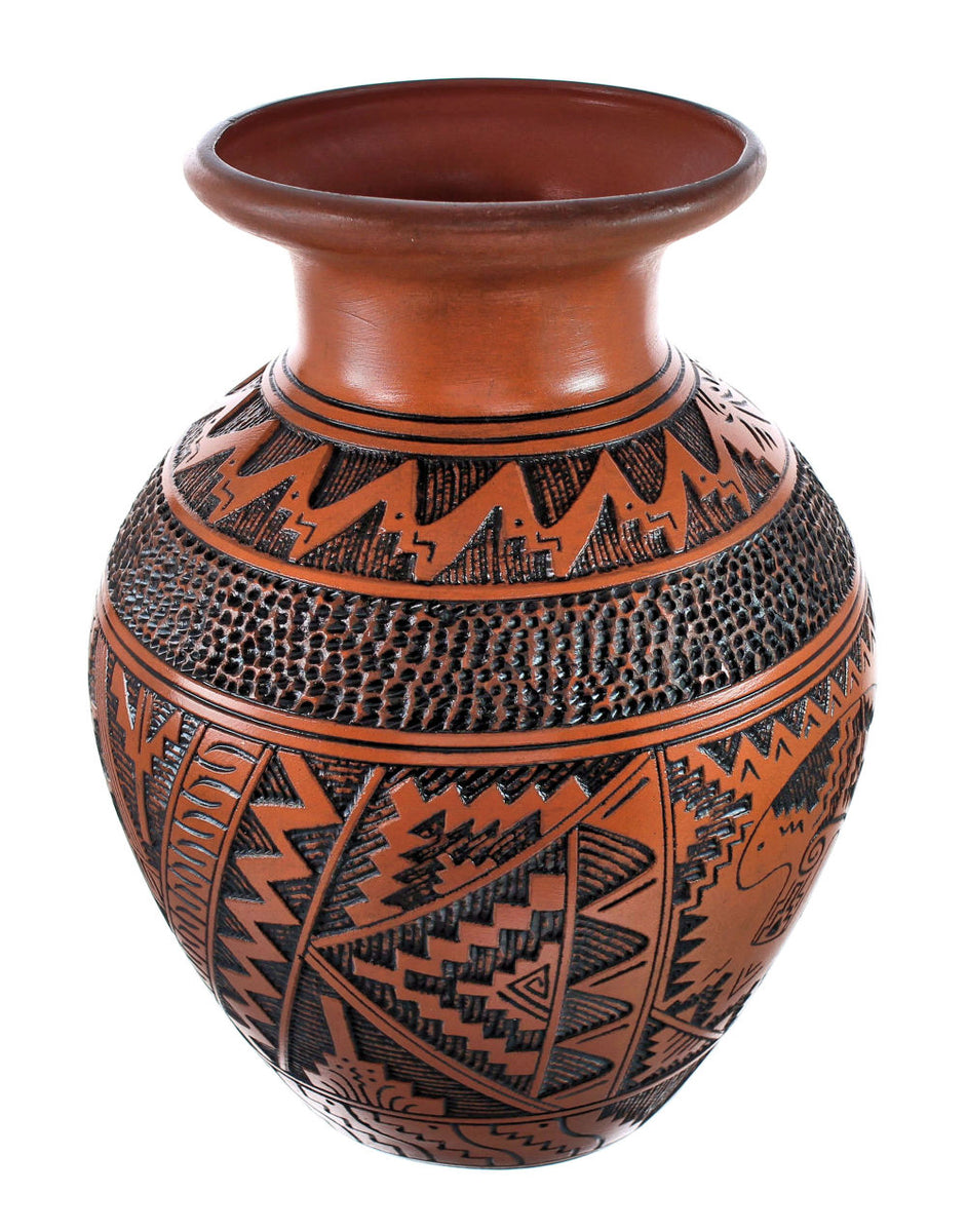 Bear Hand Crafted Navajo Pottery By Artist T.Tom And L.Sam AX129332 ...