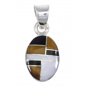 Silver Multicolor Southwest Pendant YX70730