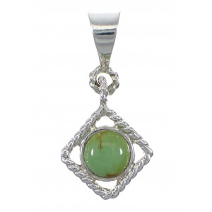 Sterling Silver Turquoise Southwest Pendant YX75637