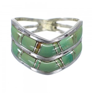Turquoise Sterling Silver Southwestern Ring Size 5-3/4 YX92670