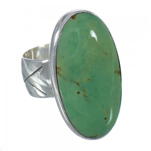 Turquoise Sterling Silver Ring Size 6-1/2 AX92694