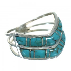 Sterling Silver Turquoise Jewelry Ring Size 4-3/4 FX91651