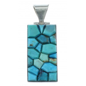 Southwest Jewerly Turquoise Silver Pendant PX30231