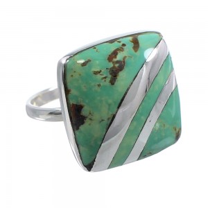 Turquoise Southwestern Jewelry Ring Size 6-1/4 BW64359