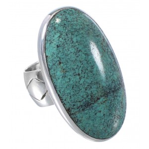 Southwest Jewelry Turquoise Silver Ring Size 4-3/4 YS61753