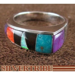 Multicolor Jewelry Sterling Silver Ring Size 5-1/2 Jewelry HS35431