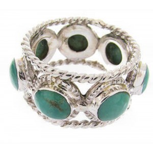 Turquoise Southwestern Ring Size 6-1/4  PS61358