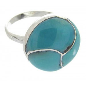 Sterling Silver And Turquoise Southwest Ring Size 6-1/2 YS63465