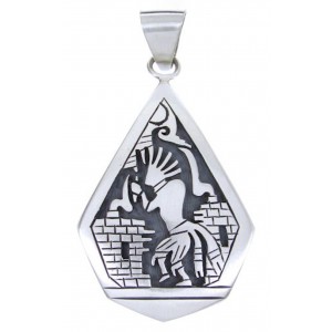 George Phillipis Native American Hopi Kokopelli Pendant YS64409