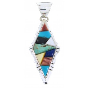 Multicolor Sterling Silver Pendant Jewelry JW66409