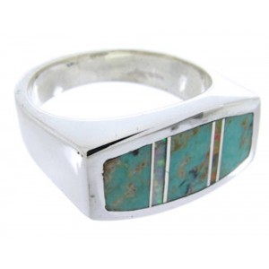 Turquoise Southwest Opal Sterling Silver Ring Size 6 IS68063