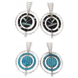 Southwestern Jewelry  Multicolor Post Reversible Earrings BW67838