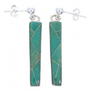 Turquoise Whiterock Eagle Valley Post Dangle Earrings YS68528