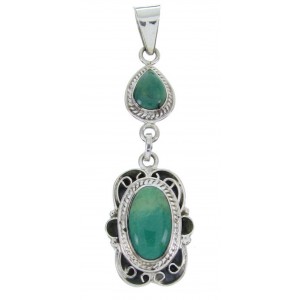 Sterling Silver Jewelry Turquoise Pendant BW69984 