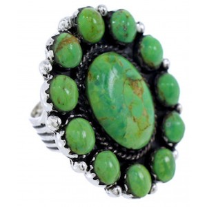 Large Statement Mojave Turquoise Southwest Ring Size 4-1/2 PS72461