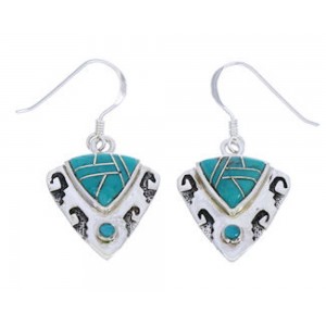 Silver Jewelry Turquoise Southwest Earrings GS75839