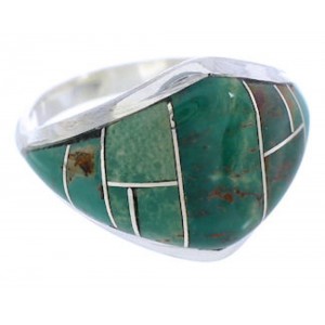 Sterling Silver Jewelry Turquoise Southwestern Ring Size 5 GS74120