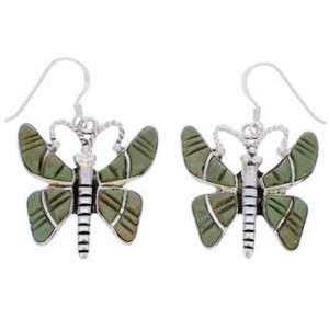 Southwest Turquoise Jewelry Butterfly Hook Dangle Earrings BW74960