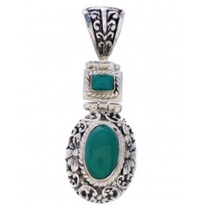 Southwest Green Agate Pendant MW75109