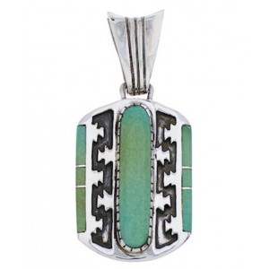 Turquoise Sterling Silver Jewelry Pendant MW75208