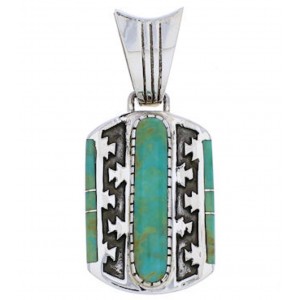 Turquoise Sterling Silver Pendant MW75220
