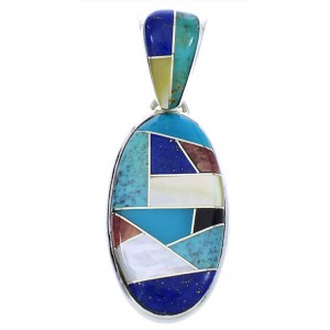 Sterling Silver Jewelry Multicolor Pendant GS75692