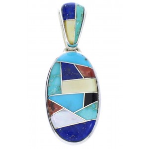 Sterling Silver Multicolor Pendant Jewelry GS75701