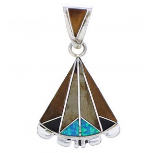 Multicolor Southwest Silver Jewelry Pendant MW75771