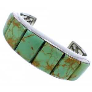 Silver Jewelry Turquoise Southwest Cuff Bracelet GS76361