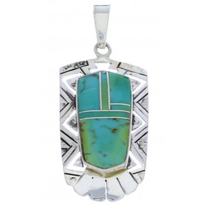 Sterling Silver Turquoise Jewelry Pendant PX30163