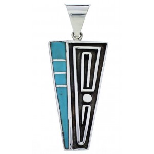 Turquoise And Sterling Silver Jewelry Southwest Pendant PX30279