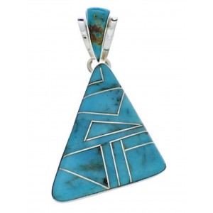 Turquoise Sterling Silver Pendant Jewelry  PX23820