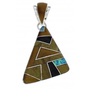 Multicolor Sterling Silver Pendant  PX23823