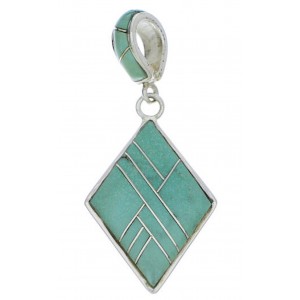 Turquoise and Sterling Silver Pendant PX23839