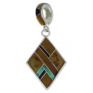 Silver Multicolor Jewelry Pendant  PX23852