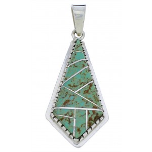 Turquoise and Sterling Silver Slide Pendant PX23910