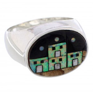 Native American Design Multicolor Jewelry Ring Size 10-1/2 PX42445