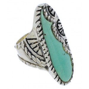 Turquoise Genuine Sterling Silver Jewelry Ring Size 5 FX22588