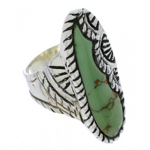 Sterling Silver Turquoise Southwest Ring Size 7-1/2 FX22593