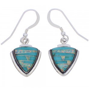 Southwestern Turquoise And Opal Earrings EX32712