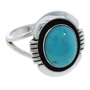 Turquoise Sterling Silver Southwest Ring Size 4-3/4 YX34772