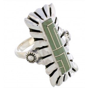 Sterling Silver Turquoise Southwest Ring Size 5-1/4 EX42889