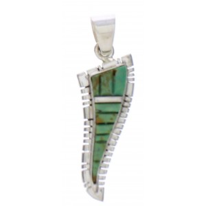 Sterling Silver And Turquoise Slide Pendant EX29782