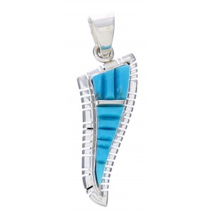 Turquoise Sterling Silver Southwestern Pendant EX29787